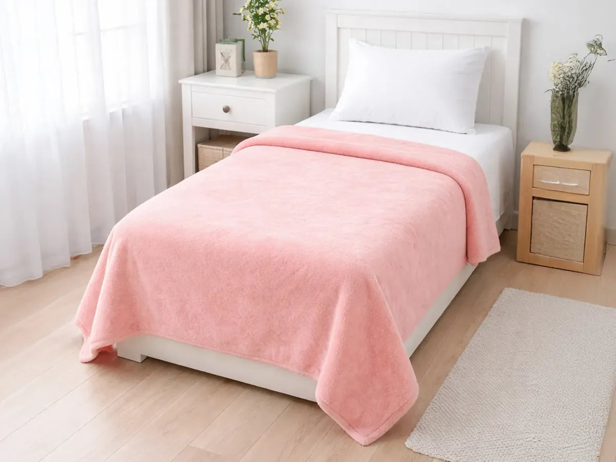 Acolchado Frazada Teddy Polar Suave 1½ Plaza