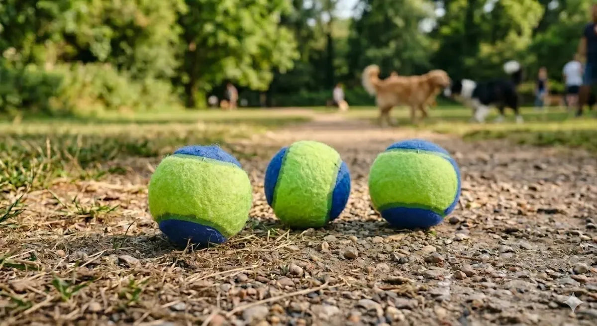 Pack x3 Pelotas Antiestrés Tenis Medianas para Perros