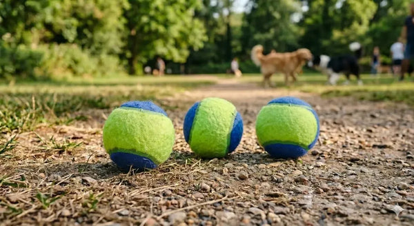 Pack x3 Pelotas Antiestrés Tenis Medianas para Perros