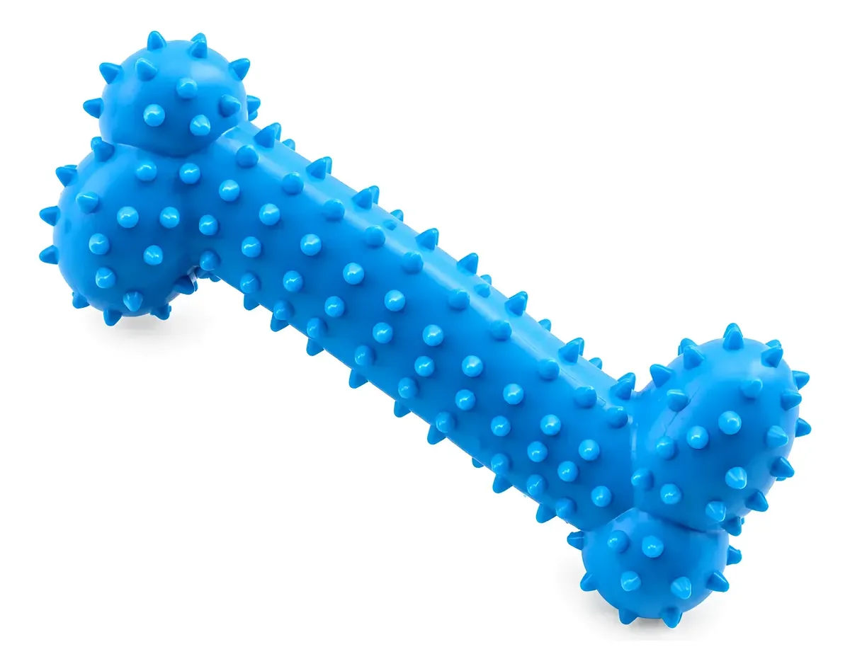 Juguete Dental Mordillo P/perro Mascota Forma Hueso De Goma